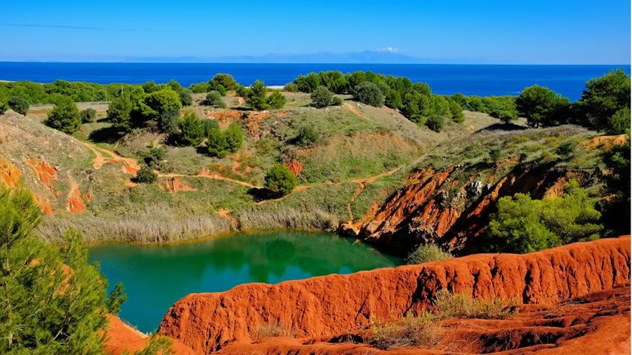 laghetto di bauxite otranto